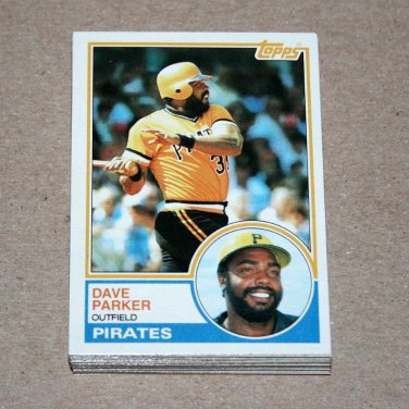 1983 TOPPS BASEBALL - Pittsburgh Pirates Team Set + Traded Series