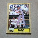 1987 TOPPS BASEBALL - Milwaukee Brewers Team Set + Traded Series
