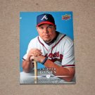 2008 UPPER DECK BASEBALL - Atlanta Braves Team Set (Series 1 & 2)