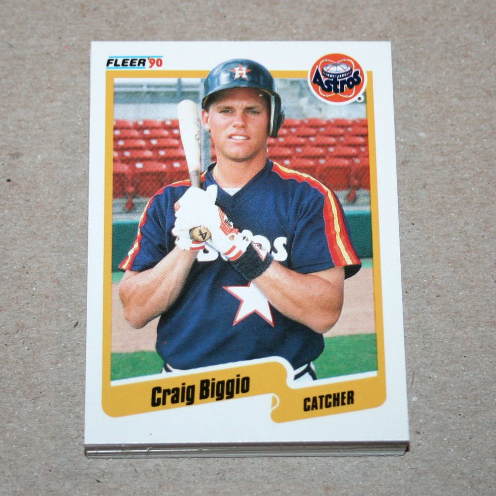 1990 FLEER BASEBALL - Houston Astros Team Set + Update Series
