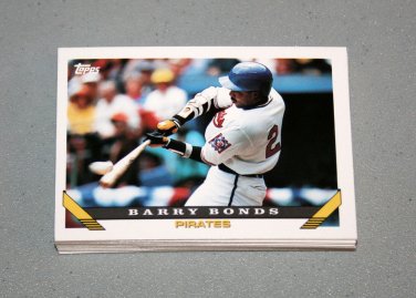 1993 TOPPS BASEBALL - Pittsburgh Pirates True Team Set with Traded Series