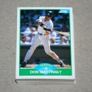 1989 SCORE BASEBALL - New York Yankees Team Set + Rookie & Traded Series