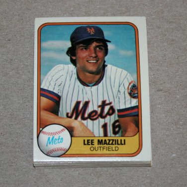 1981 FLEER BASEBALL - New York Mets Team Set