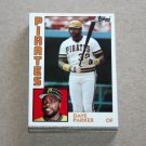 1984 TOPPS BASEBALL - Pittsburgh Pirates Team Set + Traded Series