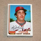 1982 TOPPS BASEBALL - Minnesota Twins Team Set + Traded Series