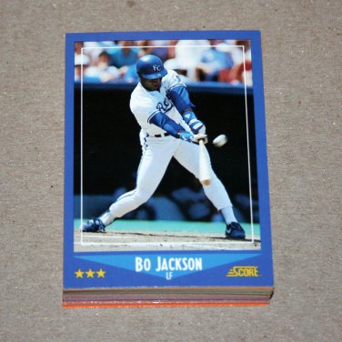 1988 SCORE BASEBALL - Kansas City Royals Team Set + Rookie & Traded Series