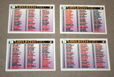1993 BOWMAN BASEBALL - Checklist Set