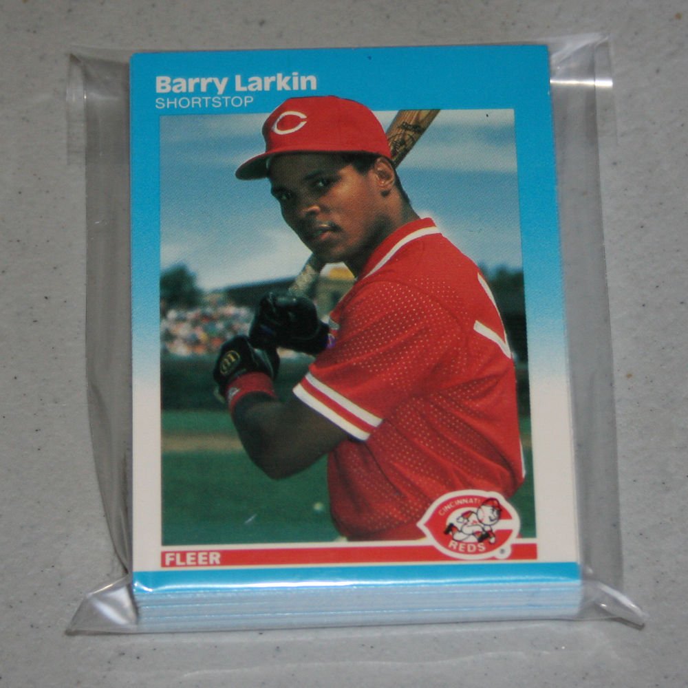 1987 FLEER BASEBALL - Cincinnati Reds Team Set + Update Series