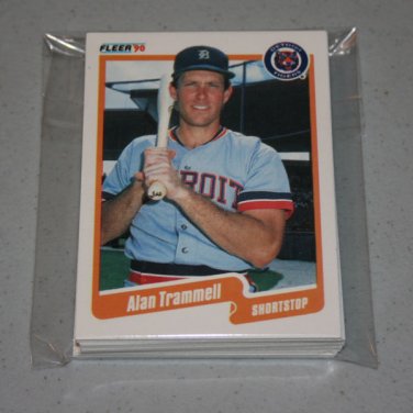 1990 FLEER BASEBALL - Detroit Tigers Team Set