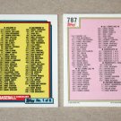 1992 TOPPS BASEBALL - Checklist Set + Traded Series