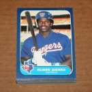 1986 FLEER BASEBALL - Texas Rangers Team Set + Update Series