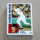 1984 TOPPS BASEBALL - Boston Red Sox Team Set + Traded Series
