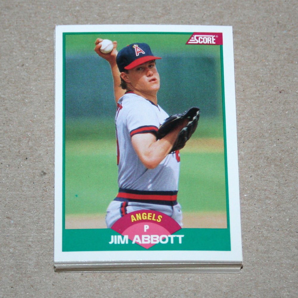1989 SCORE BASEBALL - California Angels Team Set + Rookie & Traded Series