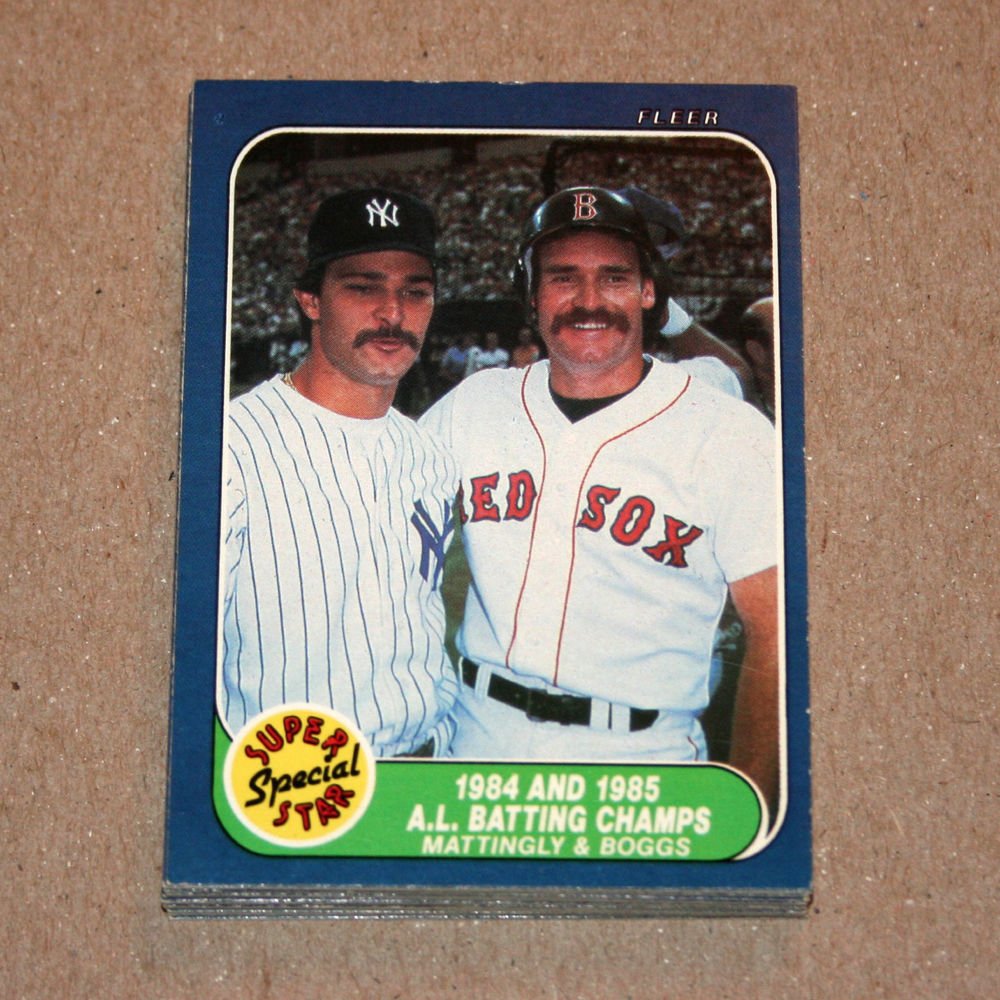 1986 FLEER BASEBALL - Super Star Special Complete Sub-Set