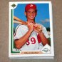 1991 UPPER DECK BASEBALL - Philadelphia Phillies True Team Set (Low/High/Final)