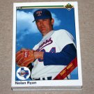 1990 UPPER DECK BASEBALL - Texas Rangers Team Set + High Number Series