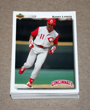 1992 UPPER DECK BASEBALL - Cincinnati Reds Team Set + High Number Series