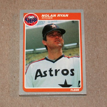 1985 FLEER BASEBALL - Houston Astros Team Set + Update Series