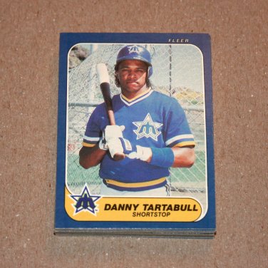 1986 FLEER BASEBALL - Seattle Mariners Team Set