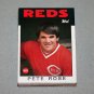 1986 TOPPS BASEBALL - Cincinnati Reds Team Set + Traded Series & Pete Rose Years