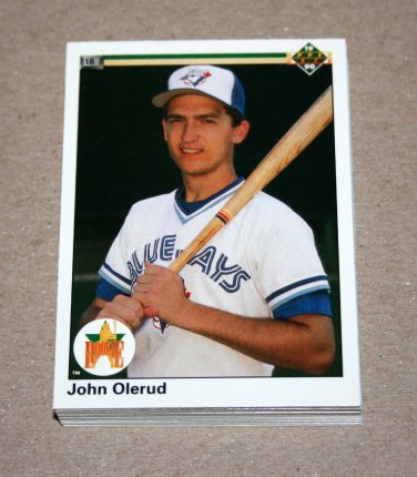 1990 UPPER DECK BASEBALL - Toronto Blue Jays Team Set + High Number Series