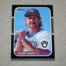 1987 DONRUSS BASEBALL - Milwaukee Brewers Team Set