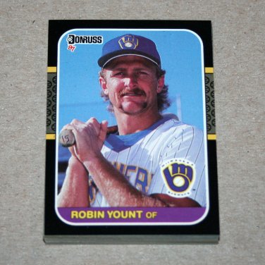 1987 DONRUSS BASEBALL - Milwaukee Brewers Team Set