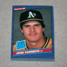 1986 DONRUSS BASEBALL - Oakland Athletics Team Set