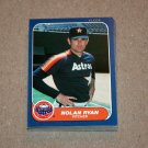 1986 FLEER BASEBALL - Houston Astros Team Set