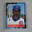 1988 DONRUSS BASEBALL - Chicago Cubs Team Set