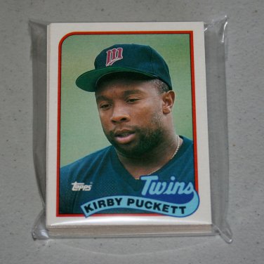 1989 TOPPS BASEBALL - Minnesota Twins Team Set