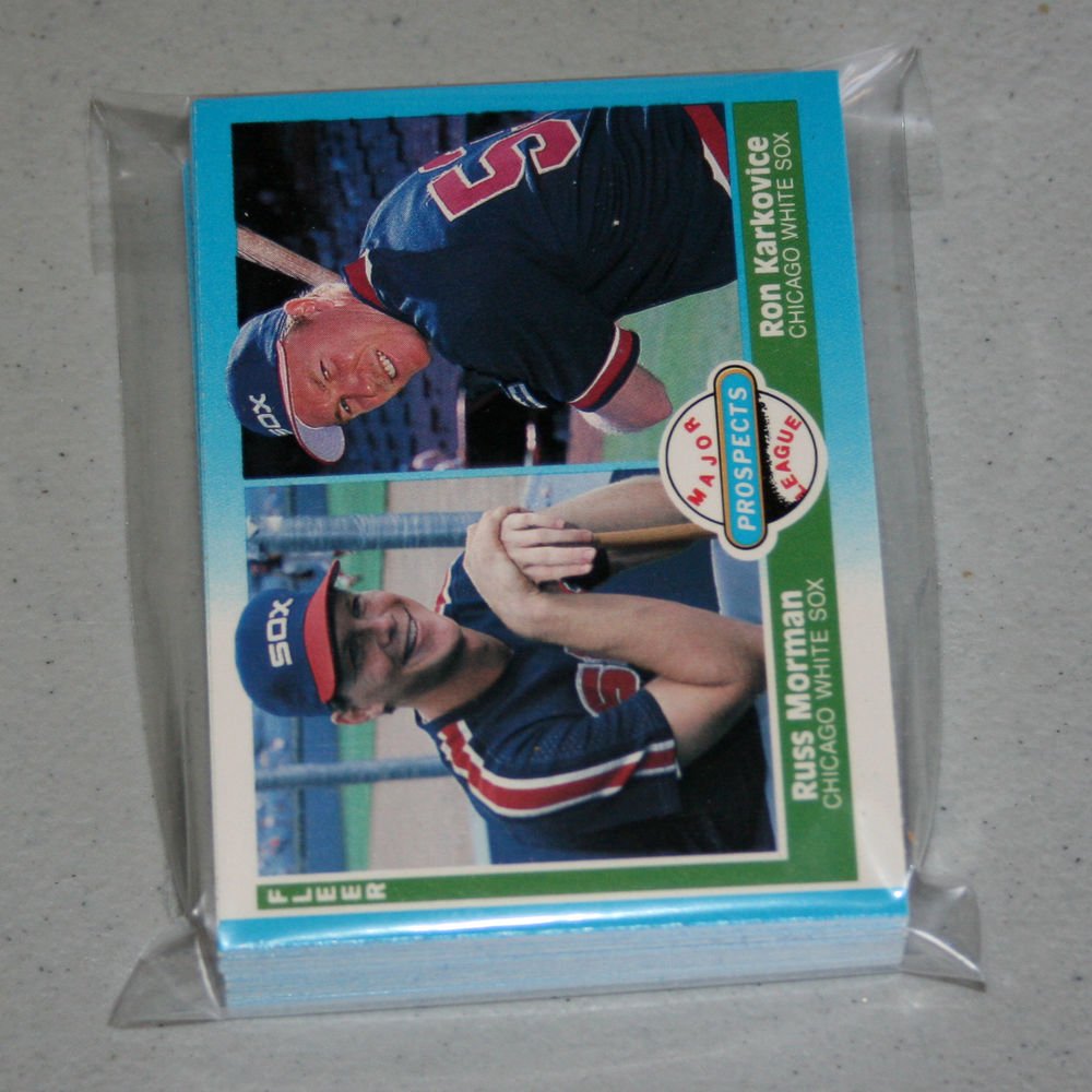 1987 FLEER BASEBALL - Chicago White Sox Team Set + Update Series