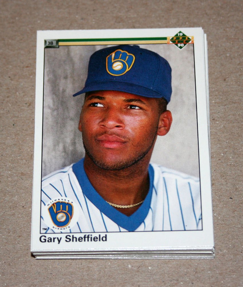 1990 UPPER DECK BASEBALL - Milwaukee Brewers Team Set + High Number Series