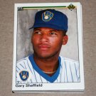 1990 UPPER DECK BASEBALL - Milwaukee Brewers Team Set + High Number Series