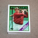 1988 TOPPS BASEBALL - Philadelphia Phillies Team Set + Traded Series