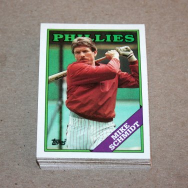 1988 TOPPS BASEBALL - Philadelphia Phillies Team Set + Traded Series