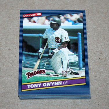 1986 DONRUSS BASEBALL - San Diego Padres Team Set