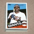 1985 TOPPS BASEBALL - San Francisco Giants Team Set + Traded Series