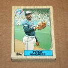 1987 TOPPS BASEBALL - Toronto Blue Jays Team Set + Traded Series
