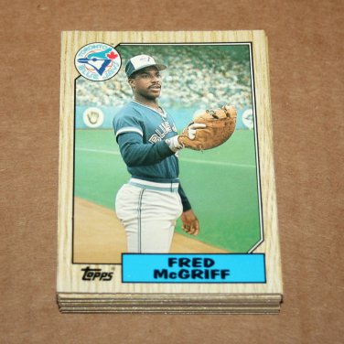 1987 TOPPS BASEBALL - Toronto Blue Jays Team Set + Traded Series