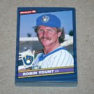 1986 DONRUSS BASEBALL - Milwaukee Brewers Team Set