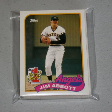 1989 TOPPS BASEBALL - California Angels Team Set + Traded Series