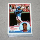 1983 TOPPS BASEBALL - New York Mets Team Set + Traded Series