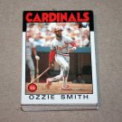 1986 TOPPS BASEBALL - St. Louis Cardinals Team Set + Traded Series