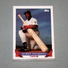 1993 TOPPS BASEBALL - Minnesota Twins True Team Set with Traded Series