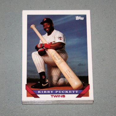 1993 TOPPS BASEBALL - Minnesota Twins True Team Set with Traded Series