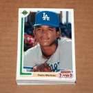 1991 UPPER DECK BASEBALL - Los Angeles Dodgers True Team Set (Low/High/Final)