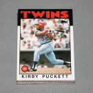 1986 TOPPS BASEBALL - Minnesota Twins Team Set + Traded Series