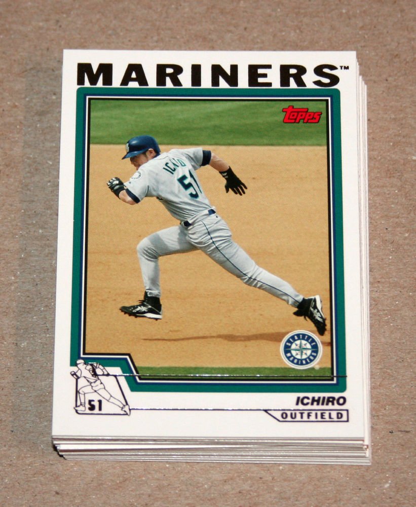 2004 TOPPS BASEBALL - Seattle Mariners Team Set (Series 1 & 2)