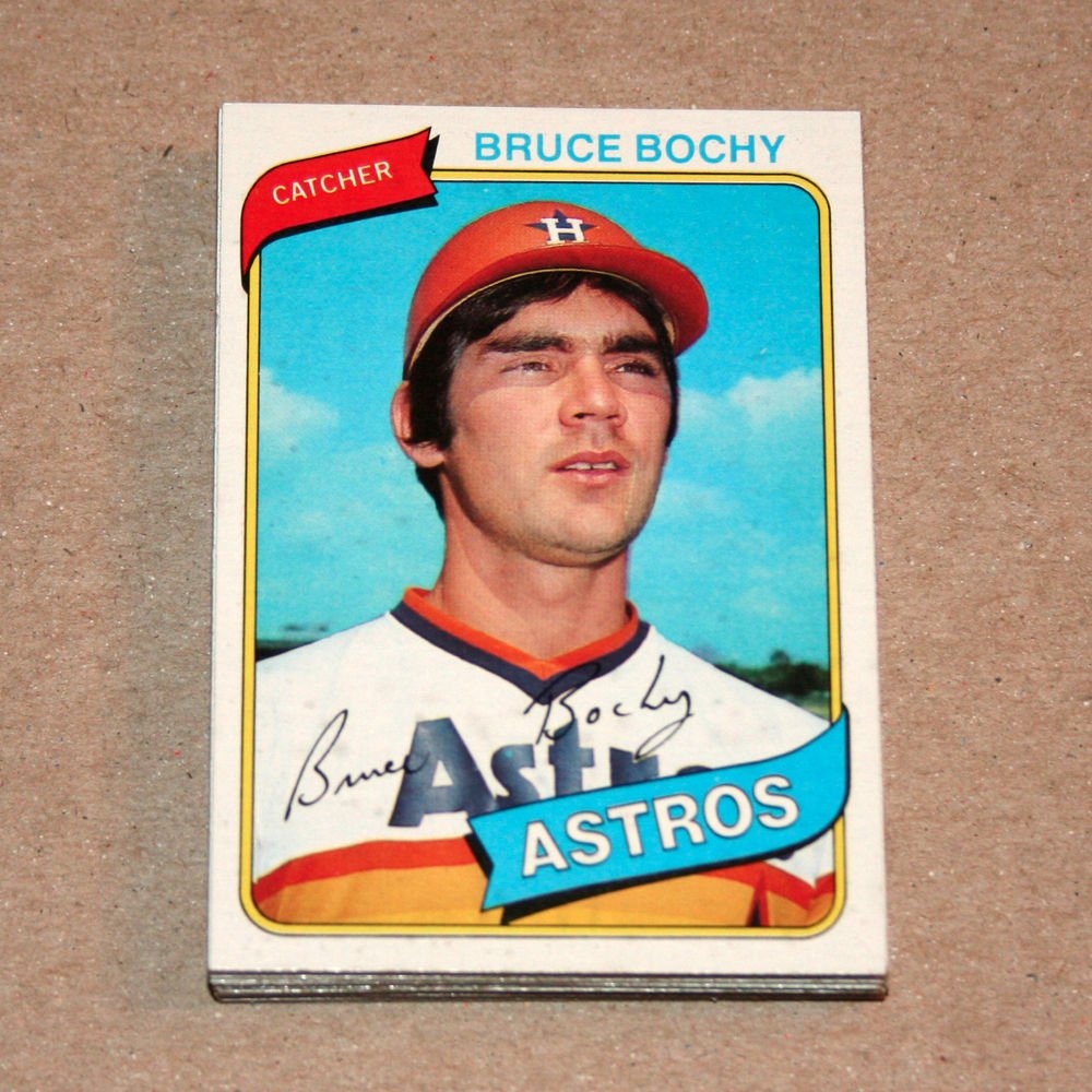 1980 TOPPS BASEBALL - Houston Astros Team Set